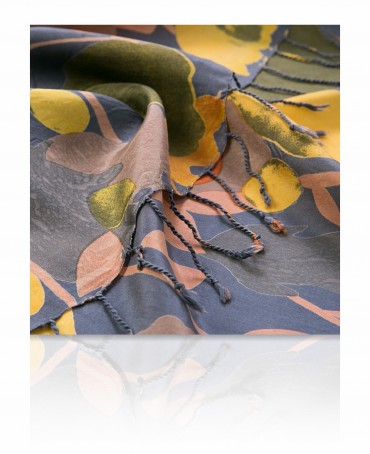 Палантин Женский S40-FLORA.ABSTR/DUST.PINK